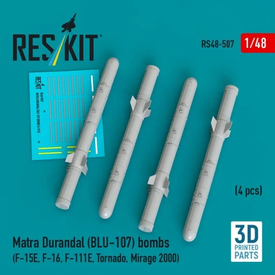Matra Durandal (BLU-107) bombs (4 pcs) (F-15E, F-16, F-111E, Tornad... Matra Durandal (BLU-107) bombs (4 pcs) (F-15E, F-16, F-111E, Tornad...