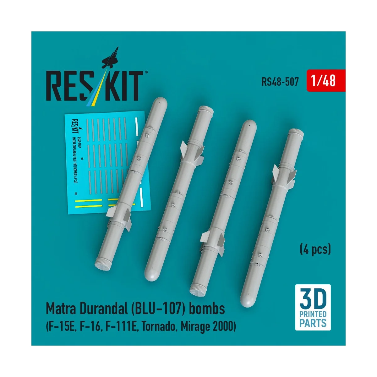 Matra Durandal (BLU-107) bombs (4 pcs) (F-15E, F-16, F-111E, Tornad... Matra Durandal (BLU-107) bombs (4 pcs) (F-15E, F-16, F-111E, Tornad...