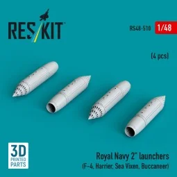 Royal Navy 2 launchers (4 pcs) (F-4, Harrier, Sea Vixen, Buccaneer)...
