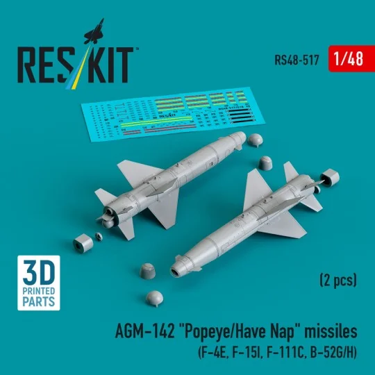 AGM-142 Popeye/Have Nap missiles (2 pcs) (F-4E, F-15I, F-111C, B-52...