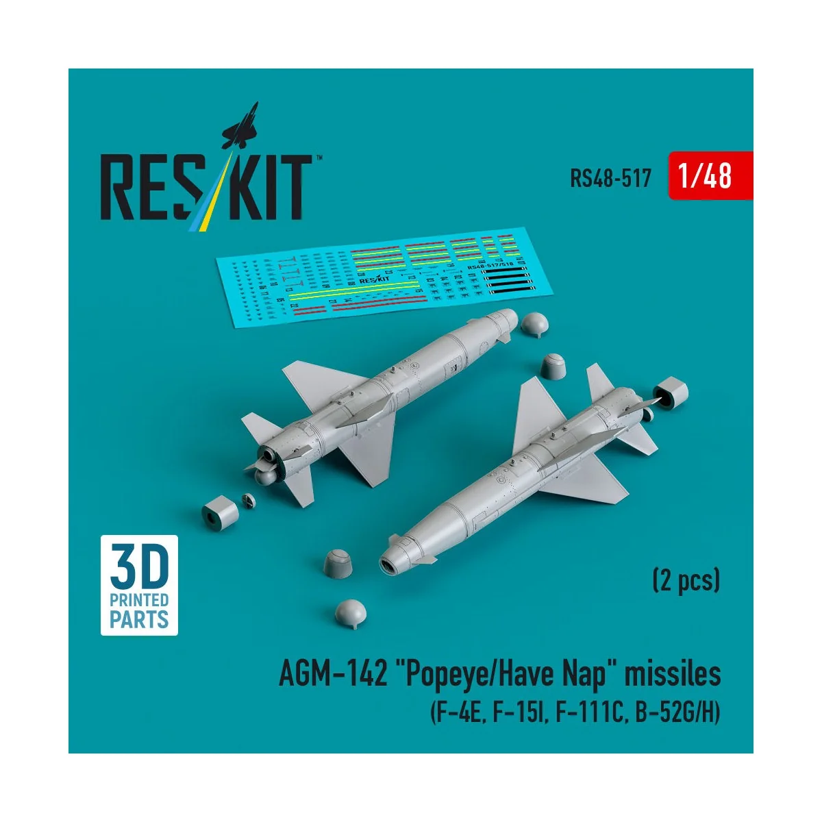 AGM-142 Popeye/Have Nap missiles (2 pcs) (F-4E, F-15I, F-111C, B-52...