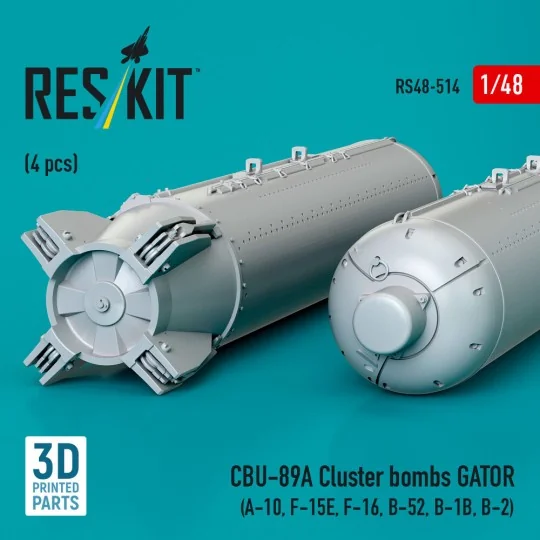 CBU-89A cluster bombs GATOR (4 pcs) (A-10, F-15E, F-16, B-52, B-1B,... CBU-89A cluster bombs GATOR (4 pcs) (A-10, F-15E, F-16, B-52, B-1B,...