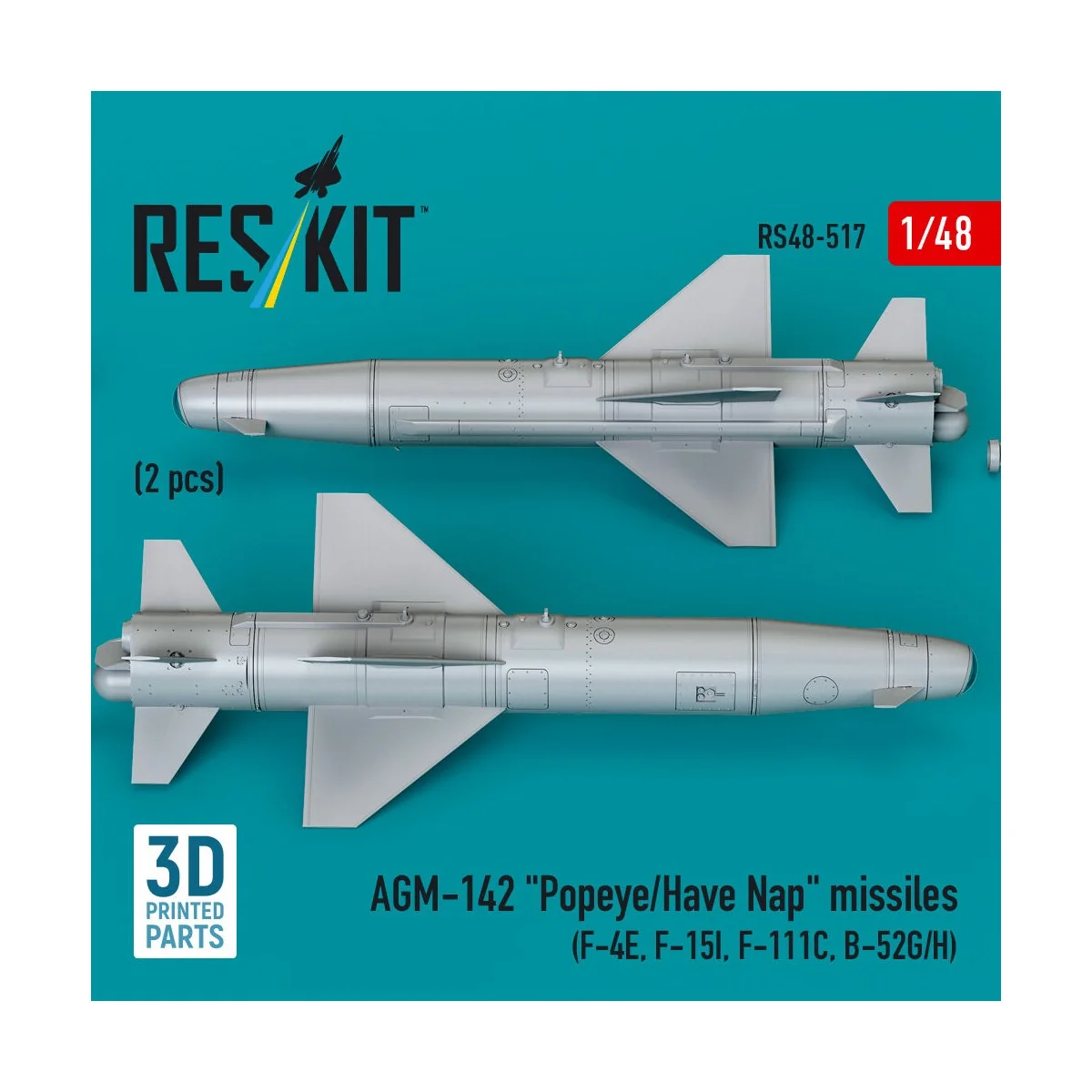 AGM-142 Popeye/Have Nap missiles (2 pcs) (F-4E, F-15I, F-111C, B-52...
