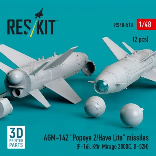 AGM-142 Popeye 2/Have Lite missiles (2 pcs) (F-16I, Kfir, Mirage 20... AGM-142 Popeye 2/Have Lite missiles (2 pcs) (F-16I, Kfir, Mirage 20...