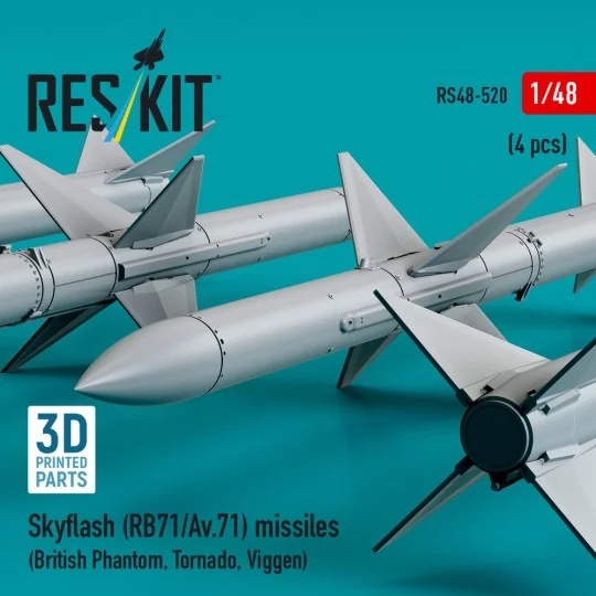 Skyflash (RB71/Av.71) missiles (4 pcs) (British Phantom, Tornado, V...