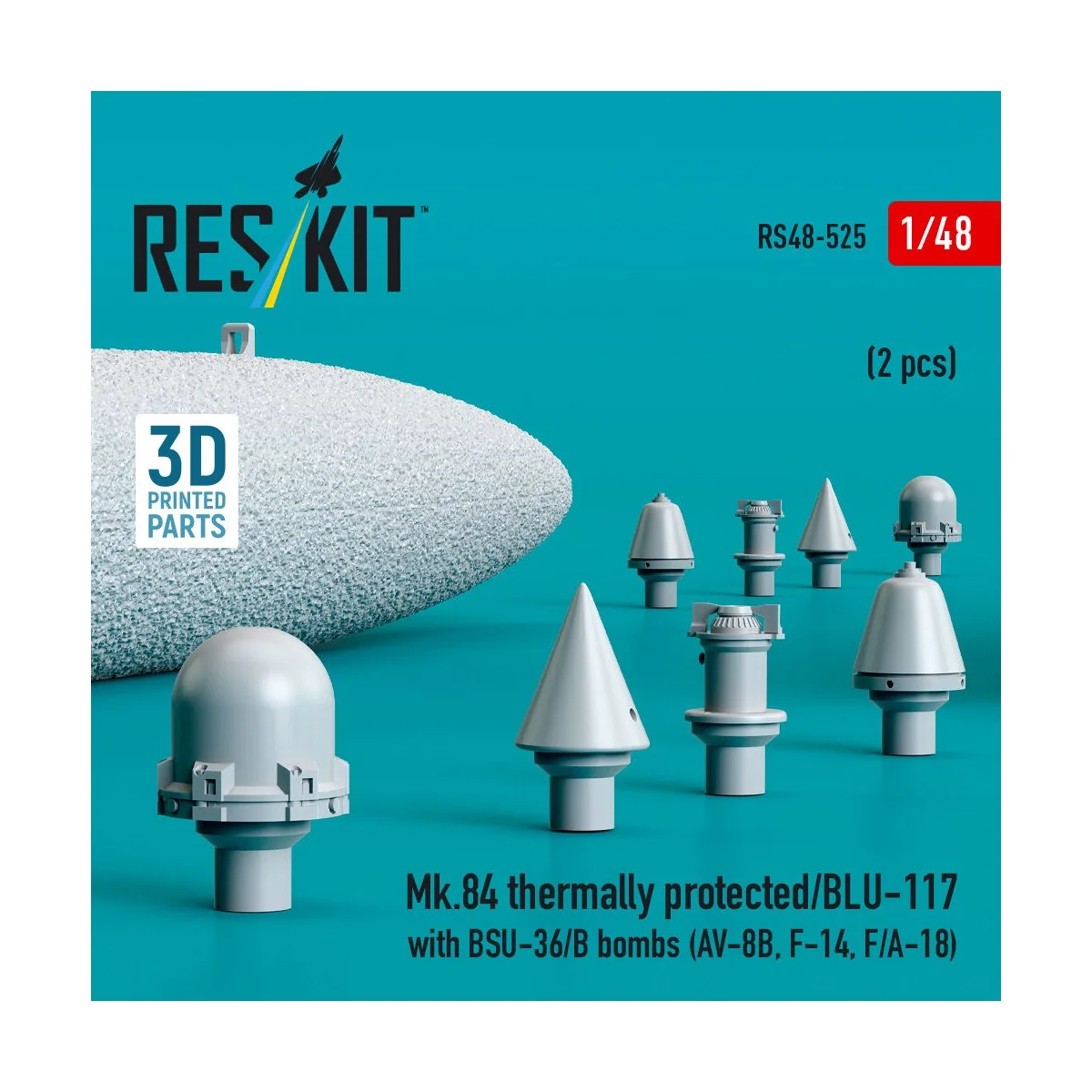 Mk.84 thermally protected/BLU-117 with BSU-36/B bombs (2 pcs) (AV-8...