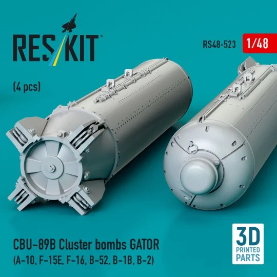 CBU-89B cluster bombs GATOR (4 pcs) (A-10, F-15E, F-16, B-52, B-1B,... CBU-89B cluster bombs GATOR (4 pcs) (A-10, F-15E, F-16, B-52, B-1B,...