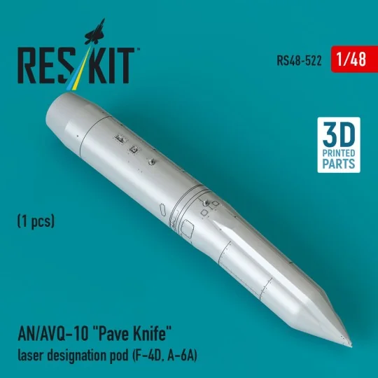 AN/AVQ-10 Pave Knife laser designation pod (1 pcs) (F-4D, A-6A) (3D... AN/AVQ-10 Pave Knife laser designation pod (1 pcs) (F-4D, A-6A) (3D...