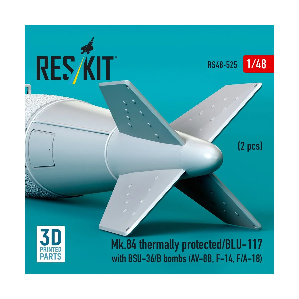 Mk.84 thermally protected/BLU-117 with BSU-36/B bombs (2 pcs) (AV-8...