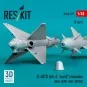 R-40TD (AA-6 Acrid) missiles (2 pcs) (MiG-25PD, MiG-25PDS) (3D prin...