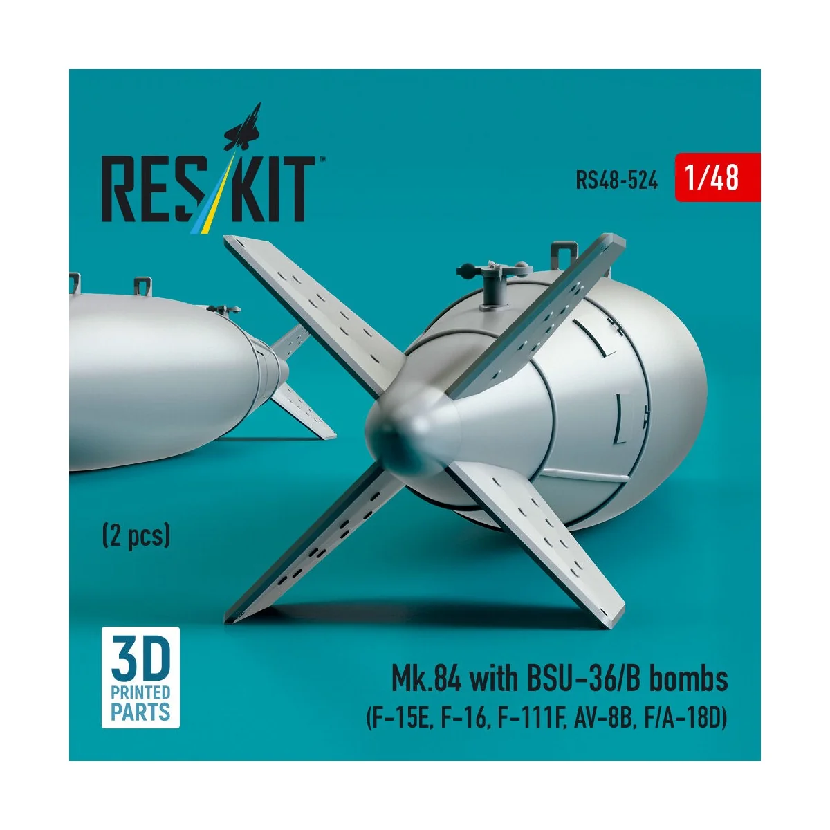 Mk.84 with BSU-36/B bombs (2 pcs) (F-15E, F-16, F-111F, AV-8B, F/A-...