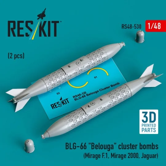 BLG-66 Belouga cluster bombs (2 pcs) (Mirage F.1, Mirage 2000, Jagu...