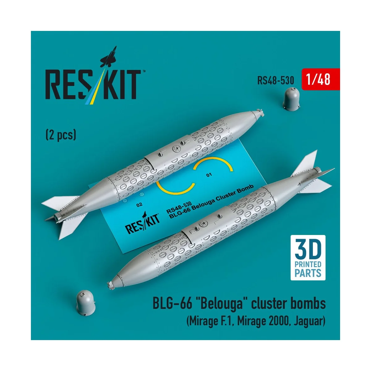 BLG-66 Belouga cluster bombs (2 pcs) (Mirage F.1, Mirage 2000, Jagu...