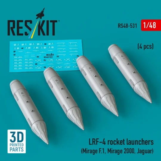 LRF-4 rocket launchers (4 pcs) (Mirage F.1, Mirage 2000, Jaguar) (3... LRF-4 rocket launchers (4 pcs) (Mirage F.1, Mirage 2000, Jaguar) (3...