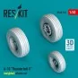 A-10 Thunderbolt II (weighted) wheels set (3D Printed), 1/48 - ResK...