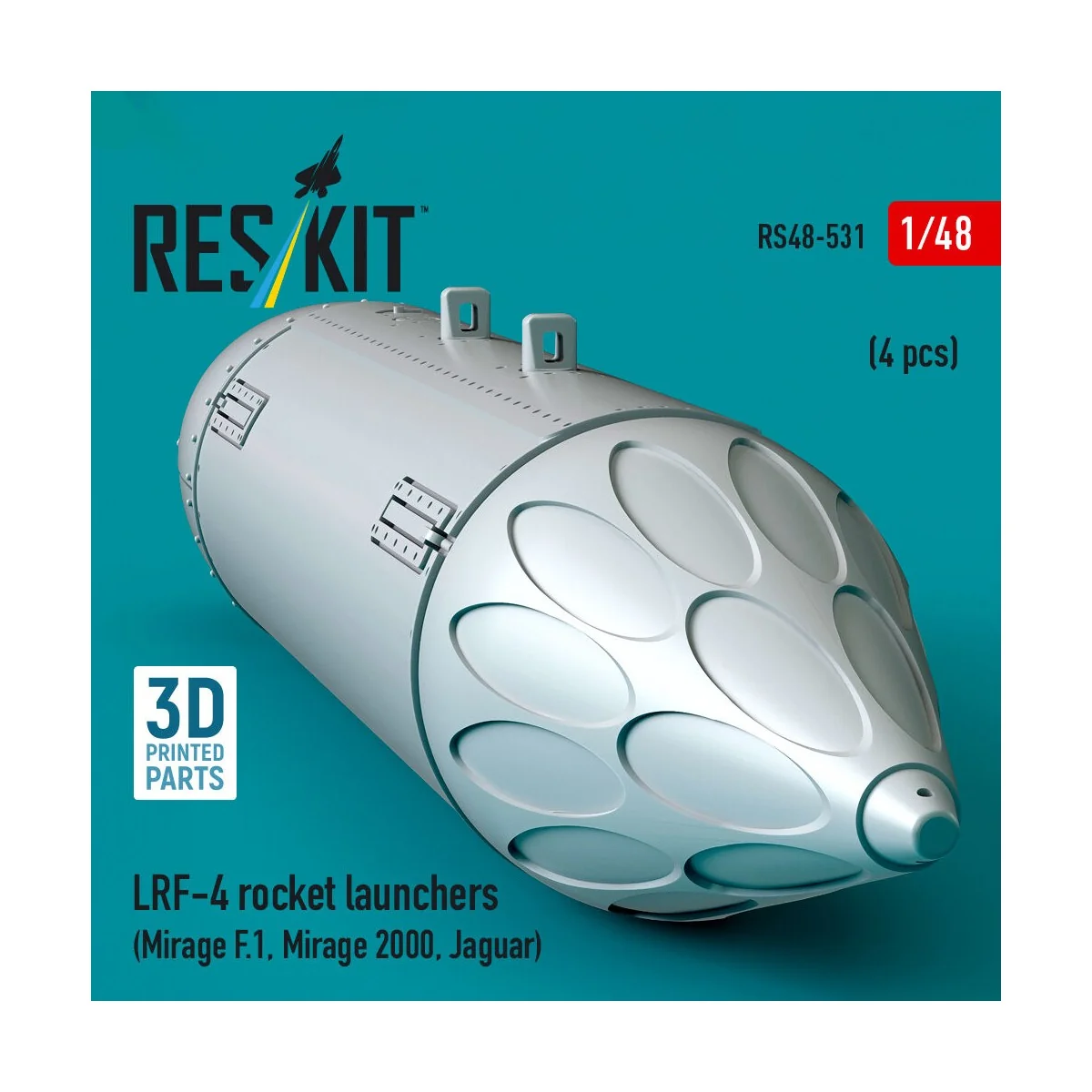 LRF-4 rocket launchers (4 pcs) (Mirage F.1, Mirage 2000, Jaguar) (3... LRF-4 rocket launchers (4 pcs) (Mirage F.1, Mirage 2000, Jaguar) (3...