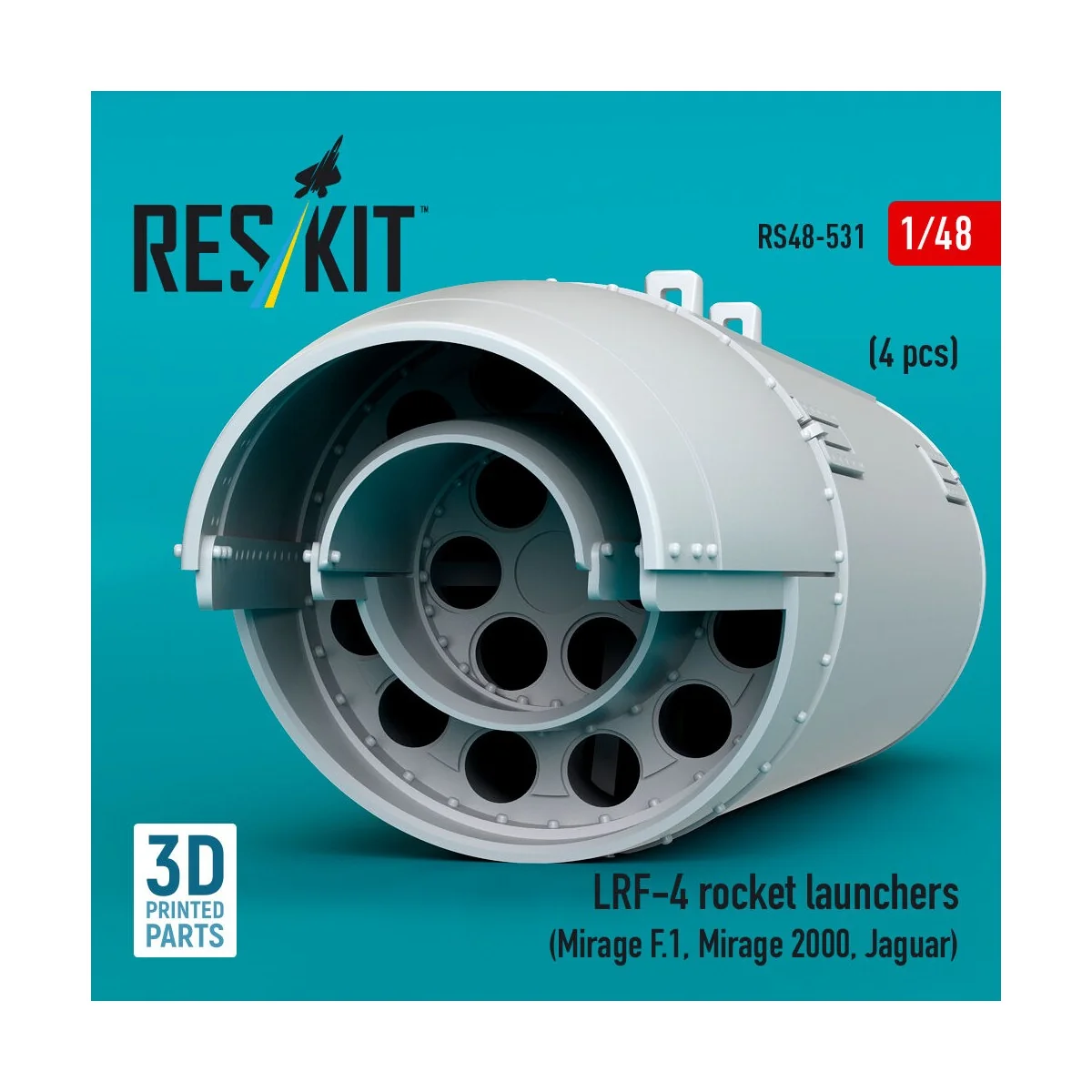 LRF-4 rocket launchers (4 pcs) (Mirage F.1, Mirage 2000, Jaguar) (3...