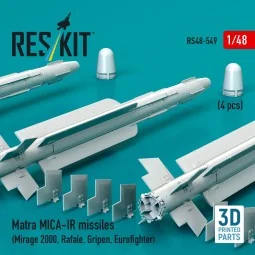 Matra MICA-IR missiles (4 pcs) (Mirage 2000, Rafale, Gripen, Eurofi...