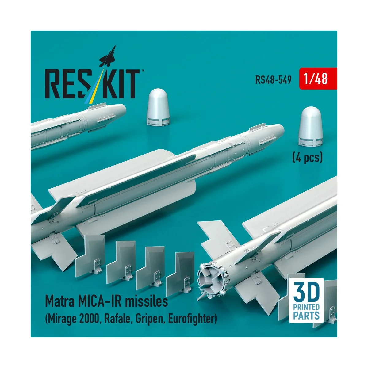 Matra MICA-IR missiles (4 pcs) (Mirage 2000, Rafale, Gripen, Eurofi...