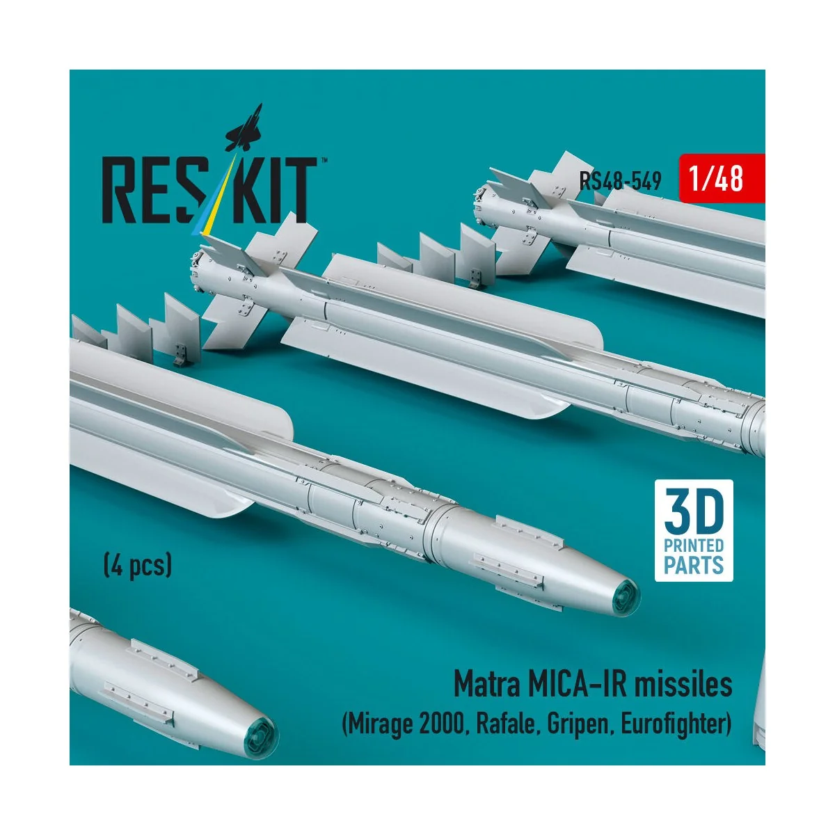 Matra MICA-IR missiles (4 pcs) (Mirage 2000, Rafale, Gripen, Eurofi...