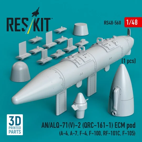AN/ALQ-71(V)-2 (QRC-161-1) ECM pod (1pcs) (A-4, A-7, F-4, F-100, RF... AN/ALQ-71(V)-2 (QRC-161-1) ECM pod (1pcs) (A-4, A-7, F-4, F-100, RF...
