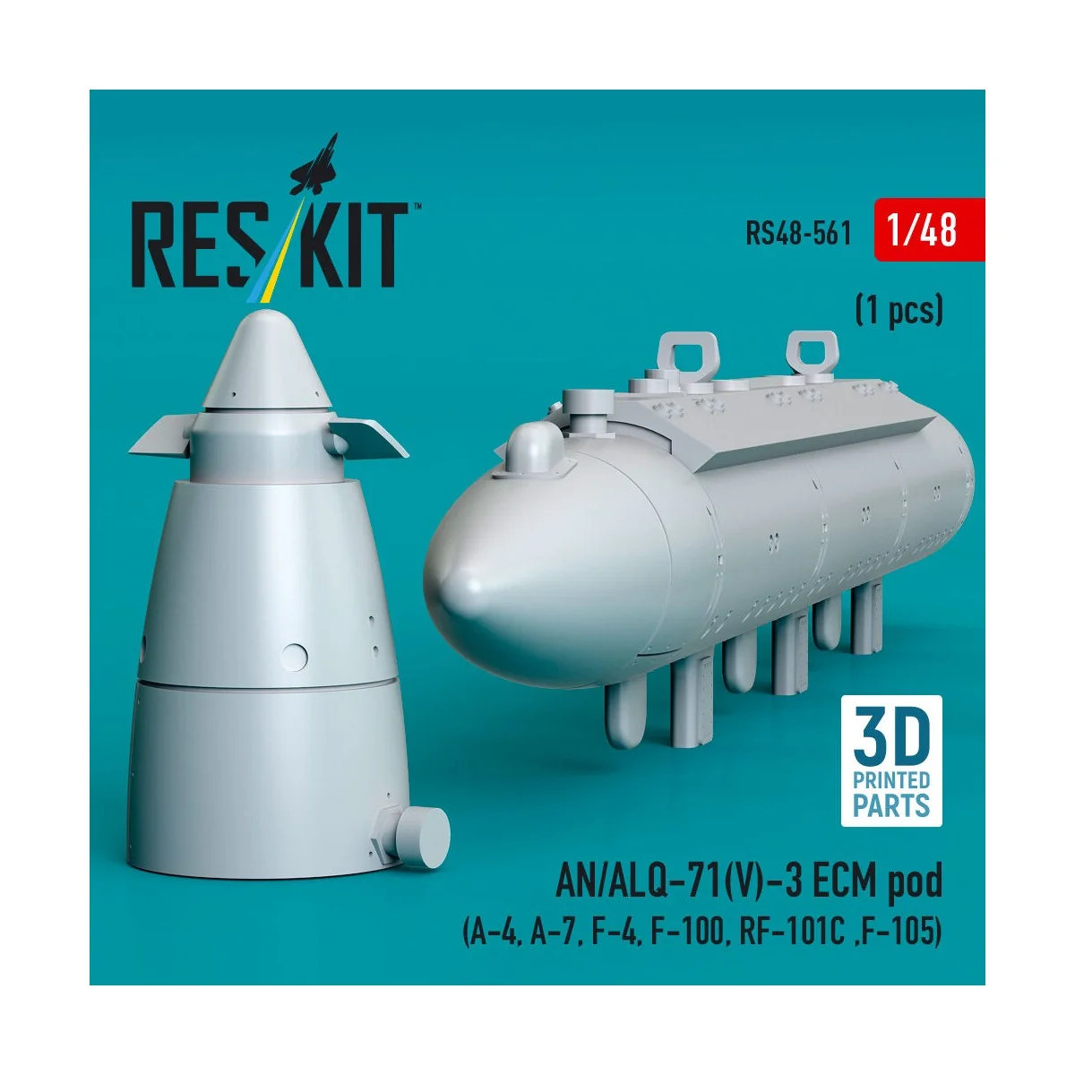 AN/ALQ-71(V)-3 ECM pod (A-4, A-7, F-4, F-100, RF-101C, F-105) (1pcs...