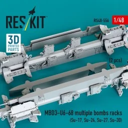 MBD3-U6-68 multiple bombs racks (2 pcs) (Su-17, Su-24, Su-27, Su-30...