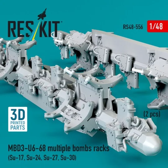 MBD3-U6-68 multiple bombs racks (2 pcs) (Su-17, Su-24, Su-27, Su-30... MBD3-U6-68 multiple bombs racks (2 pcs) (Su-17, Su-24, Su-27, Su-30...