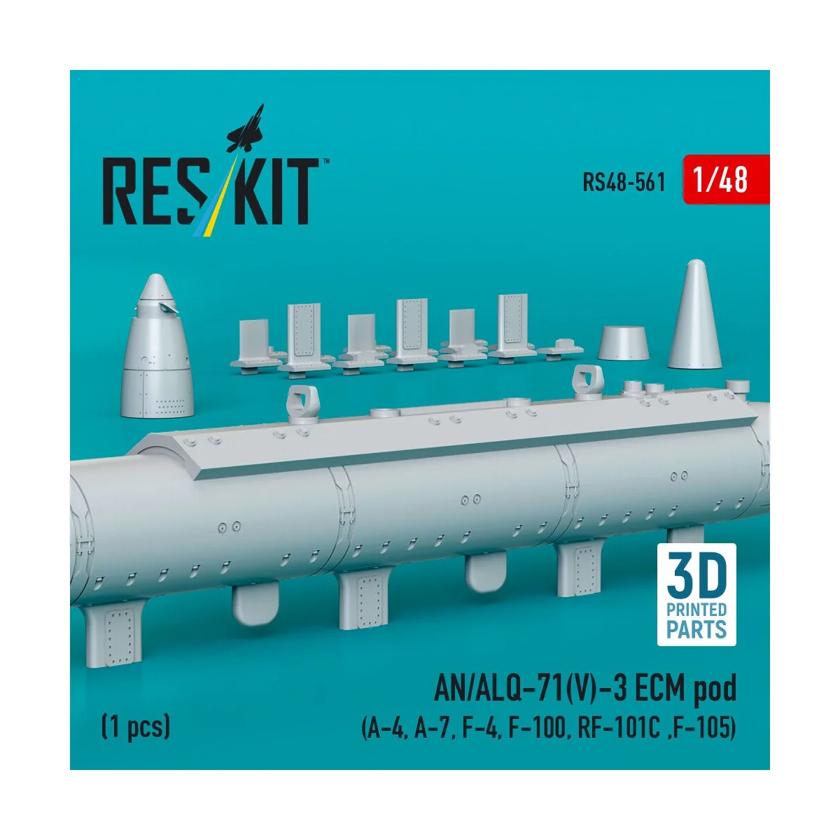 AN/ALQ-71(V)-3 ECM pod (A-4, A-7, F-4, F-100, RF-101C, F-105) (1pcs...