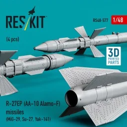 R-27EP (AA-10 Alamo-F) missiles (4 pcs) (MiG-29, Su-27, Yak-141) (3...