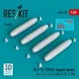 BLU-1A (750 lb) napalm bombs (4 pcs) (A-1, A-4, A-7, A-26K, B-57, F...