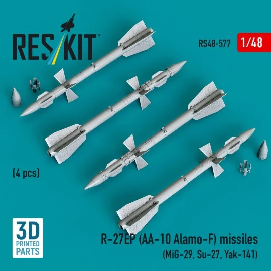 R-27EP (AA-10 Alamo-F) missiles (4 pcs) (MiG-29, Su-27, Yak-141) (3...
