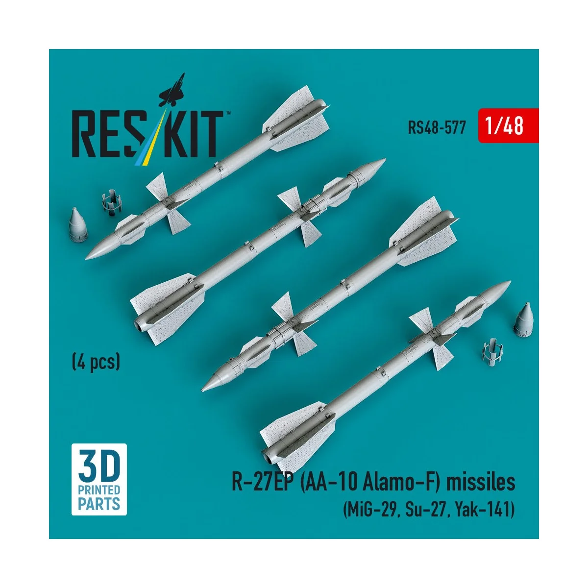R-27EP (AA-10 Alamo-F) missiles (4 pcs) (MiG-29, Su-27, Yak-141) (3...