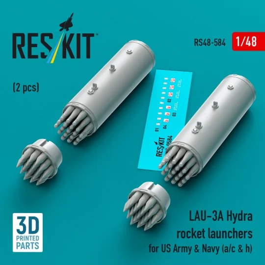 LAU-3A Hydra rocket launchers for US Army & Navy (a/c & h) (2pcs) (...