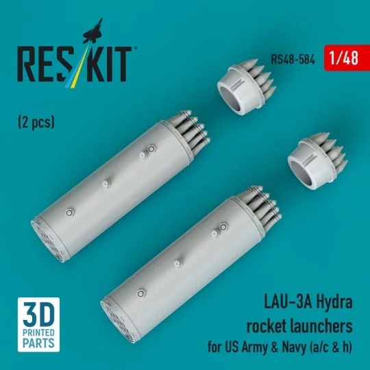 LAU-3A Hydra rocket launchers for US Army & Navy (a/c & h) (2pcs) (...