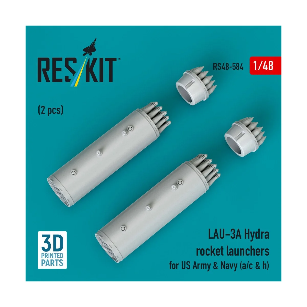 LAU-3A Hydra rocket launchers for US Army & Navy (a/c & h) (2pcs) (...