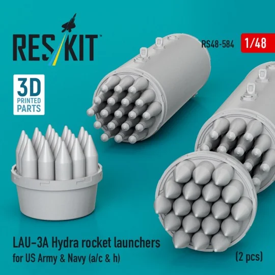 LAU-3A Hydra rocket launchers for US Army & Navy (a/c & h) (2pcs) (...