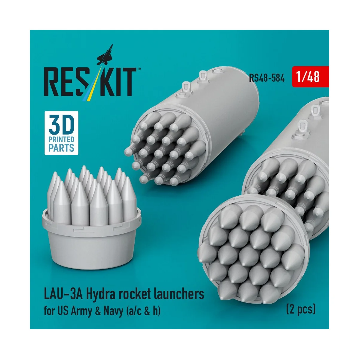 LAU-3A Hydra rocket launchers for US Army & Navy (a/c & h) (2pcs) (...