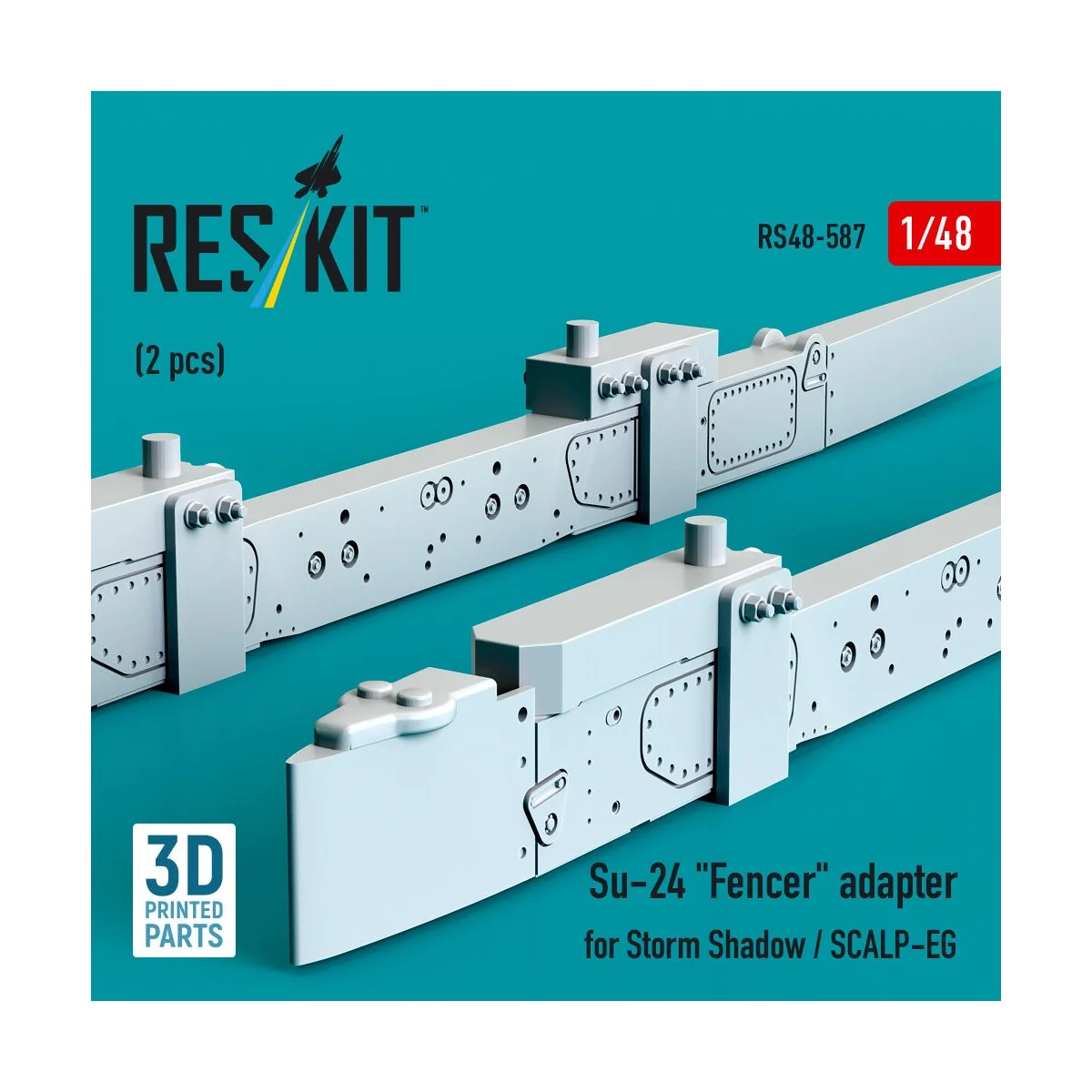 Su-24 Fencer adapter for Storm Shadow / SCALP-EG (2 pcs) (3D Printe... Su-24 Fencer adapter for Storm Shadow / SCALP-EG (2 pcs) (3D Printe...