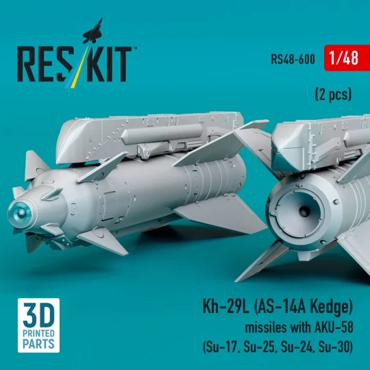 Kh-29L (AS-14A Kedge) missiles with AKU-58 (2 pcs) (Su-17, Su-25, S...