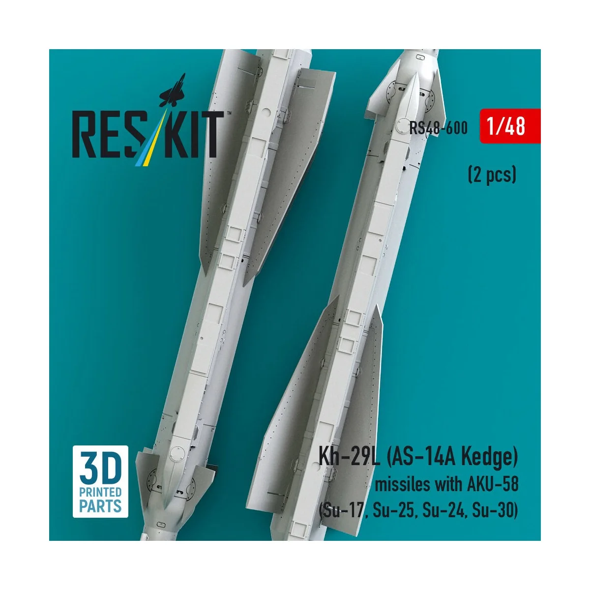 Kh-29L (AS-14A Kedge) missiles with AKU-58 (2 pcs) (Su-17, Su-25, S...