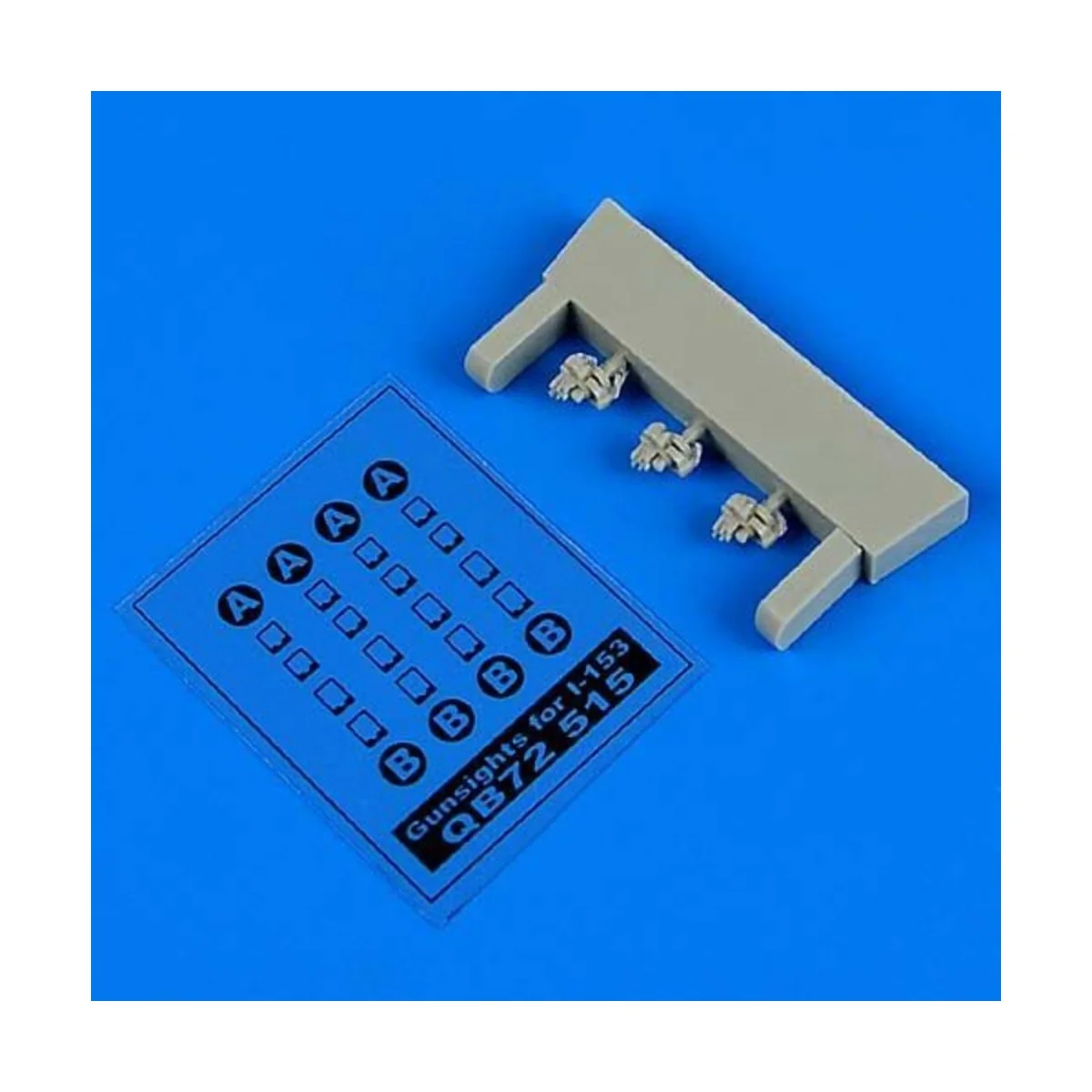 I-153 Chaika gunsights, 1/72 - Quickboost QB72 515 I-153 Chaika gunsights, 1/72 - Quickboost QB72 515