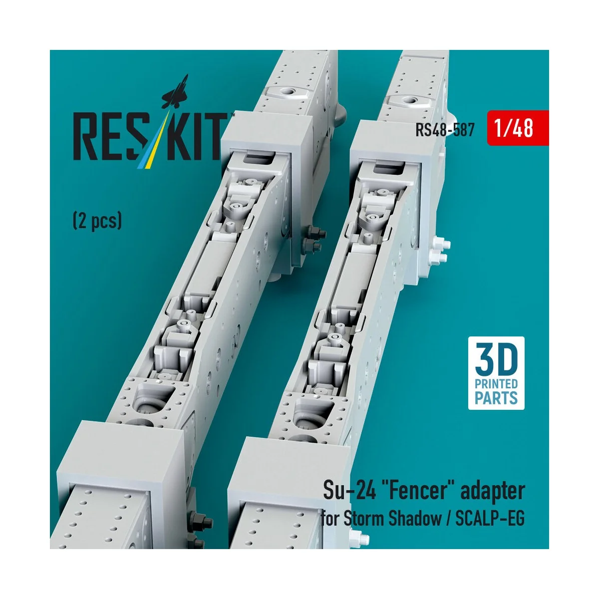 Su-24 Fencer adapter for Storm Shadow / SCALP-EG (2 pcs) (3D Printe... Su-24 Fencer adapter for Storm Shadow / SCALP-EG (2 pcs) (3D Printe...