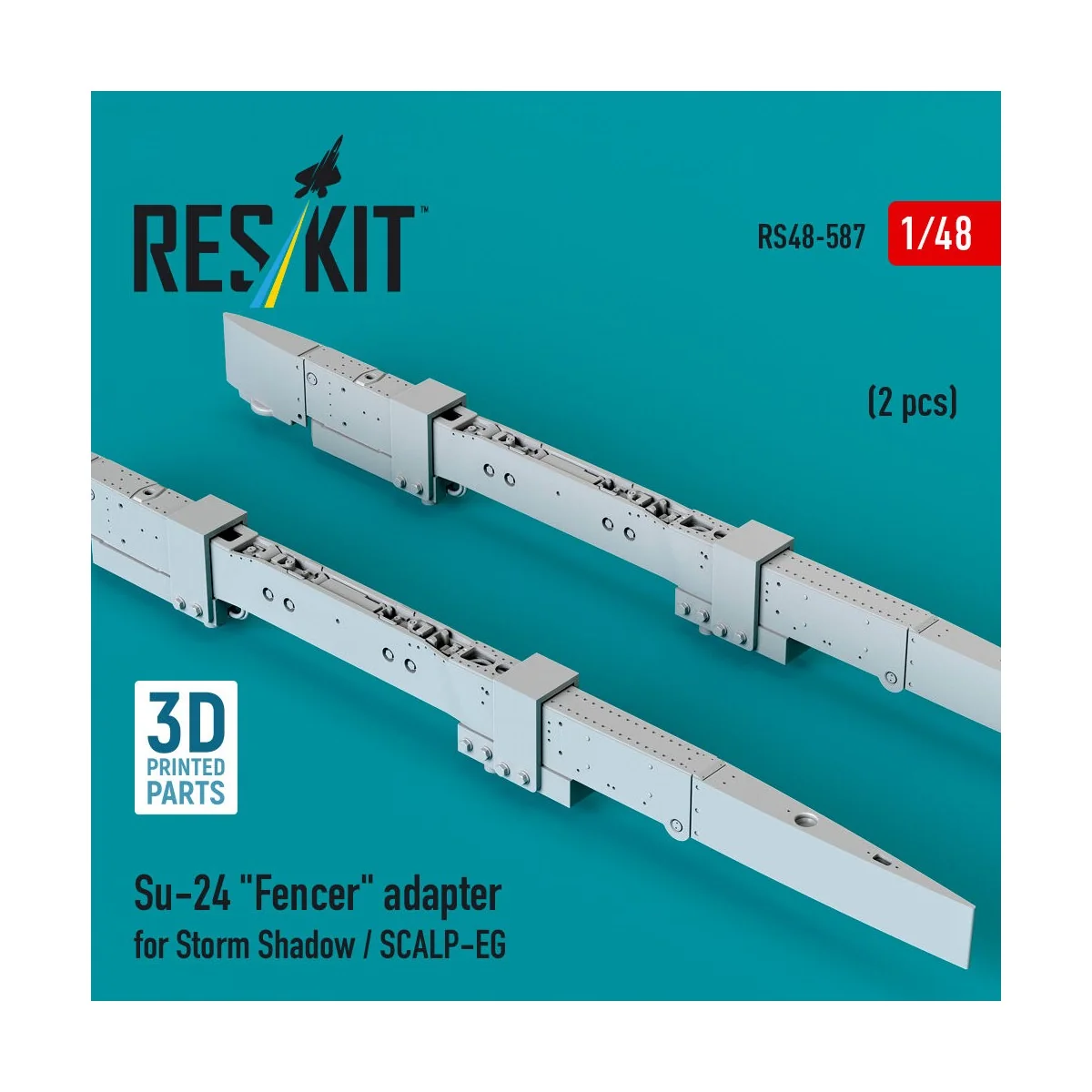 Su-24 Fencer adapter for Storm Shadow / SCALP-EG (2 pcs) (3D Printe... Su-24 Fencer adapter for Storm Shadow / SCALP-EG (2 pcs) (3D Printe...