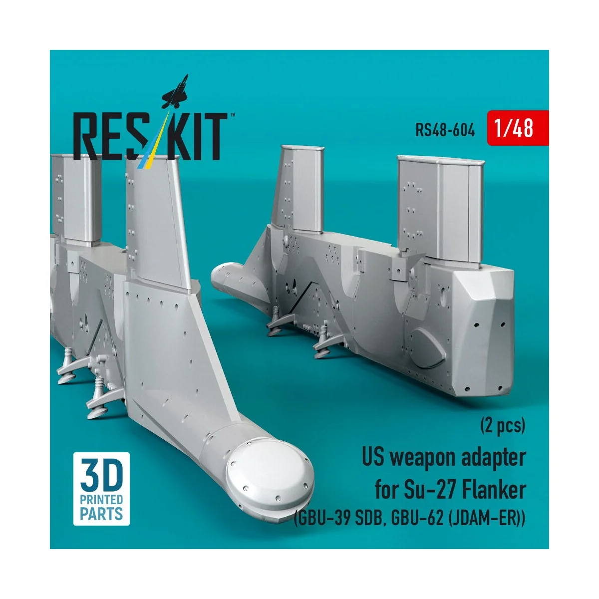 US weapon adapter for Su-27 Flanker (2 pcs) (GBU-39 SDB, GBU-62 (JD... US weapon adapter for Su-27 Flanker (2 pcs) (GBU-39 SDB, GBU-62 (JD...