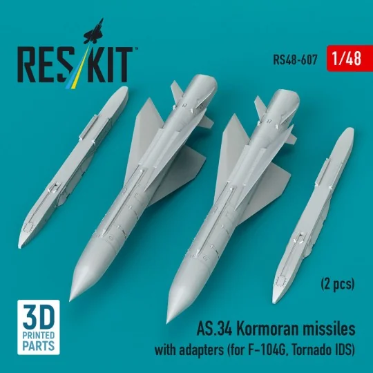 AS.34 Kormoran missiles with adapters (2 pcs) (for F-104G, Tornado ... AS.34 Kormoran missiles with adapters (2 pcs) (for F-104G, Tornado ...