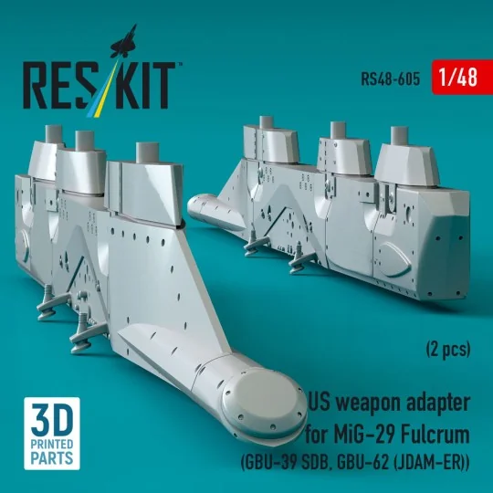 US weapon adapter for MiG-29 Fulcrum (2 pcs) (GBU-39 SDB, GBU-62 (J... US weapon adapter for MiG-29 Fulcrum (2 pcs) (GBU-39 SDB, GBU-62 (J...