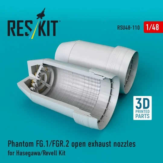 Phantom (FG.1/FGR.2) open exhaust nozzles for Hasegawa/Revell kit (... Phantom (FG.1/FGR.2) open exhaust nozzles for Hasegawa/Revell kit (...