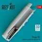Mirage IIIC exhaust nozzle for Eduard kit (3D Printed) - ResKit Mod...