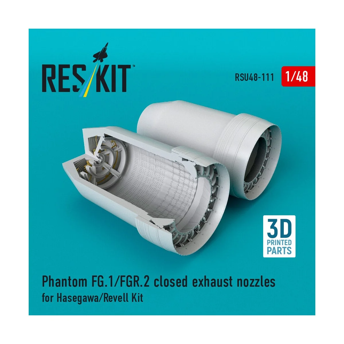 Phantom (FG.1/FGR.2) closed exhaust nozzles for Hasegawa/Revell kit...